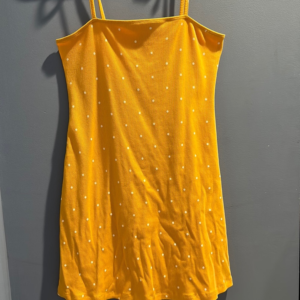 Yellow Polka Dot Dress